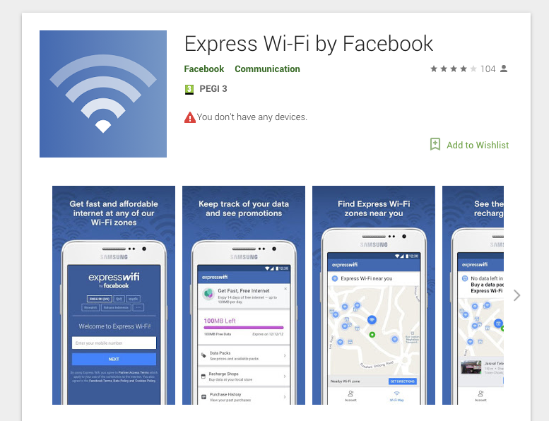 Facebook Launches Express Wi Fi Connectivity App Wi Fi Now Global